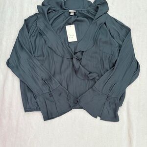 A New Day Blue Blouse NWT